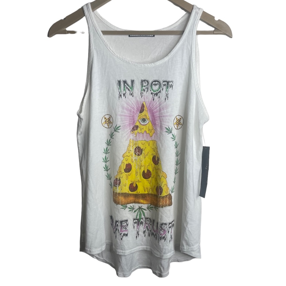 Prince Peter Collection Tank Top "In Pot We Trust" NWT size Small